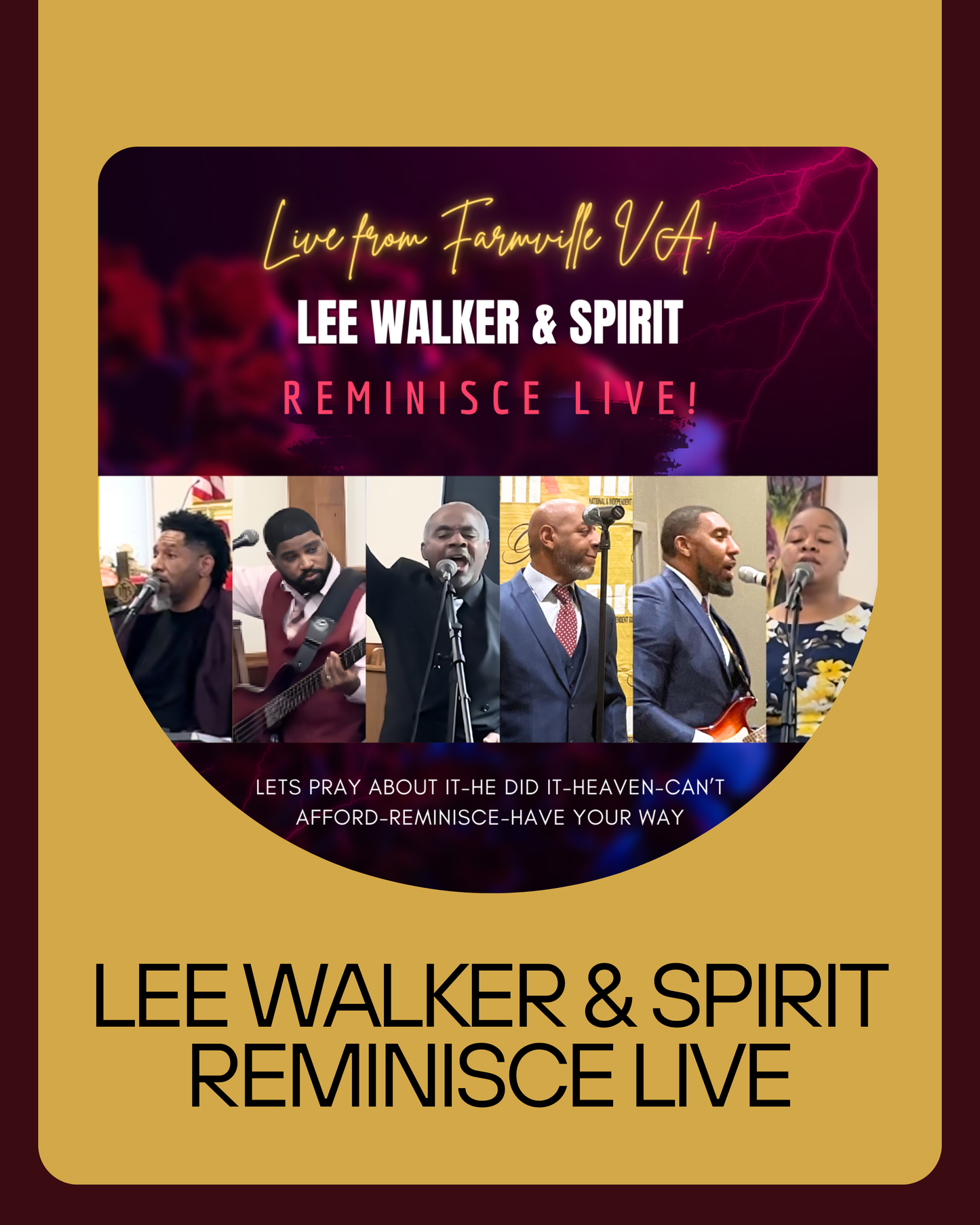 Reminisce Live Album Cover